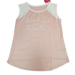 Tough As A Mother Large Baseball Graphic Maternity T-Shirt  Isabel